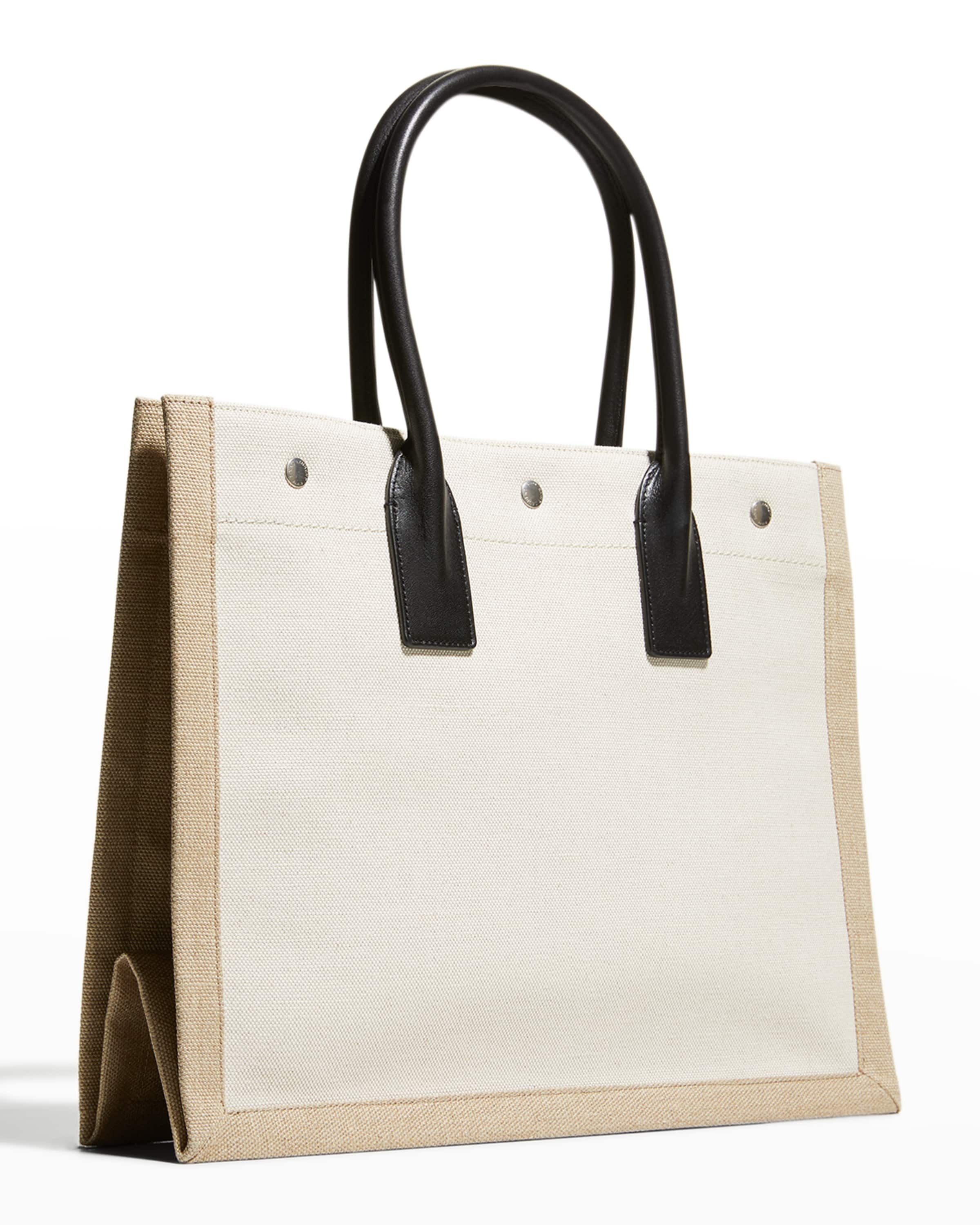 Rive Gauche Small Canvas East-West Tote Bag - 4