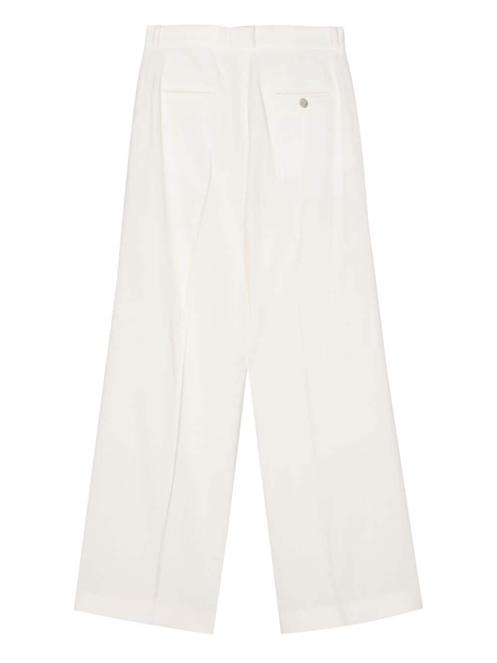 mid-rise straight-leg trousers - 2