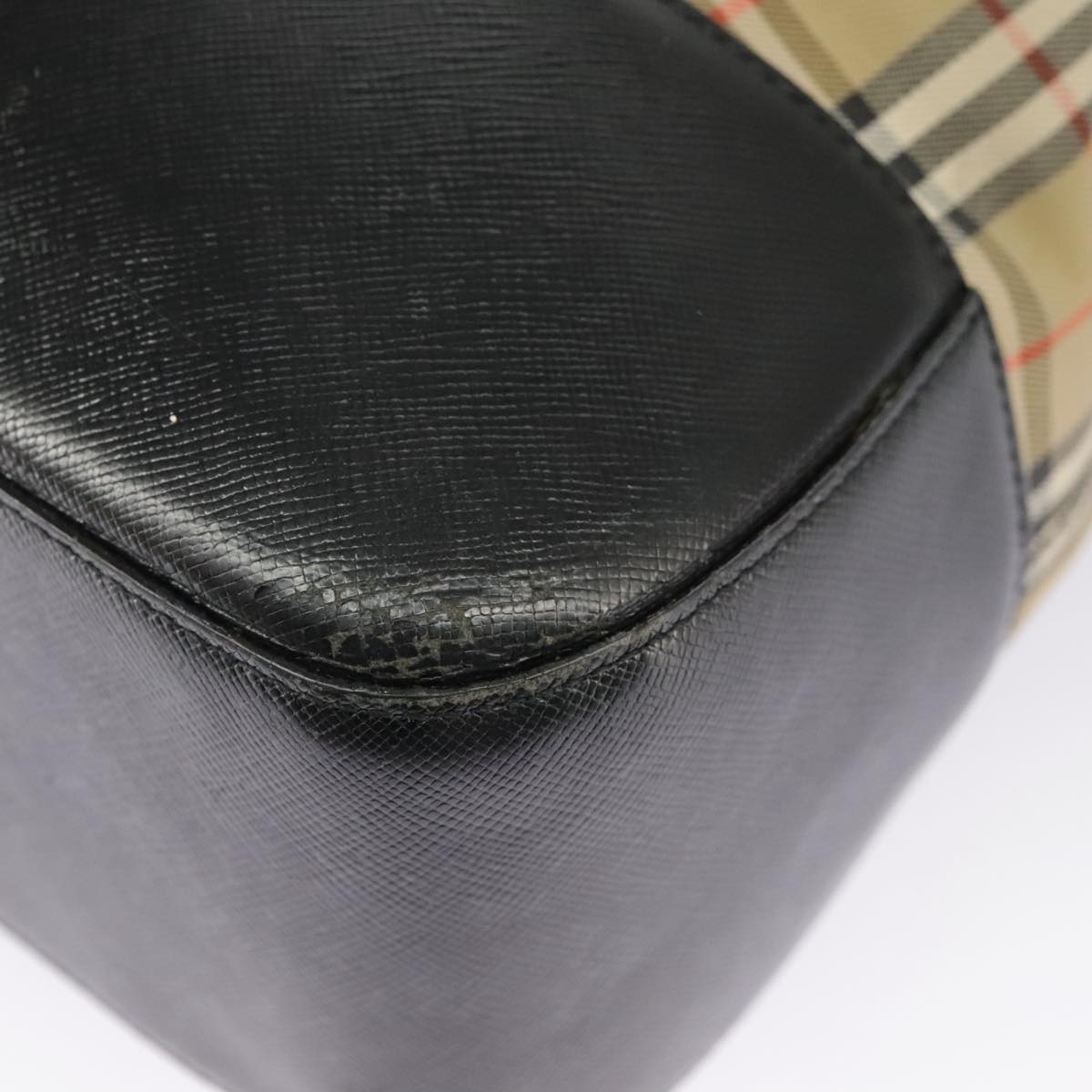 Burberry Nova Check Tote Bag Canvas Beige - 11