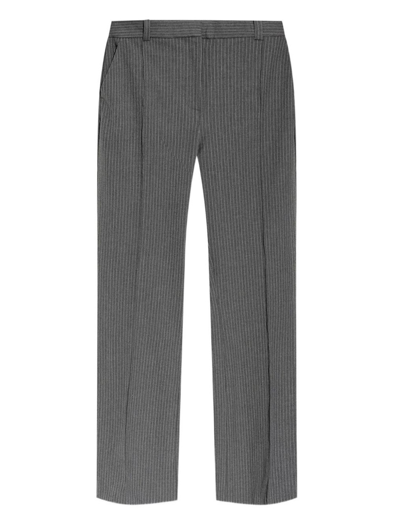 pinstripe pleated trousers 1