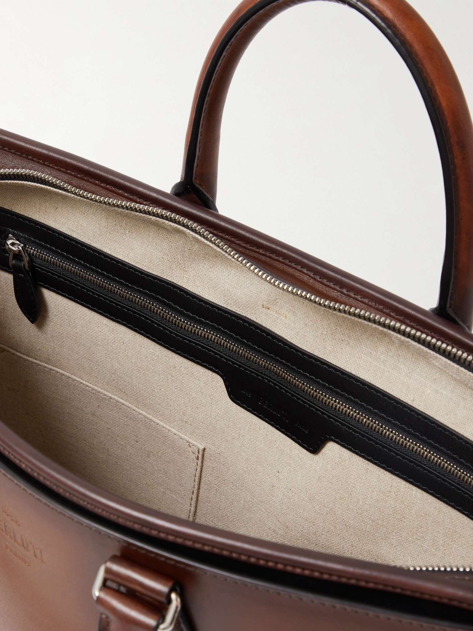 Scritto Venezia Leather Briefcase - 4