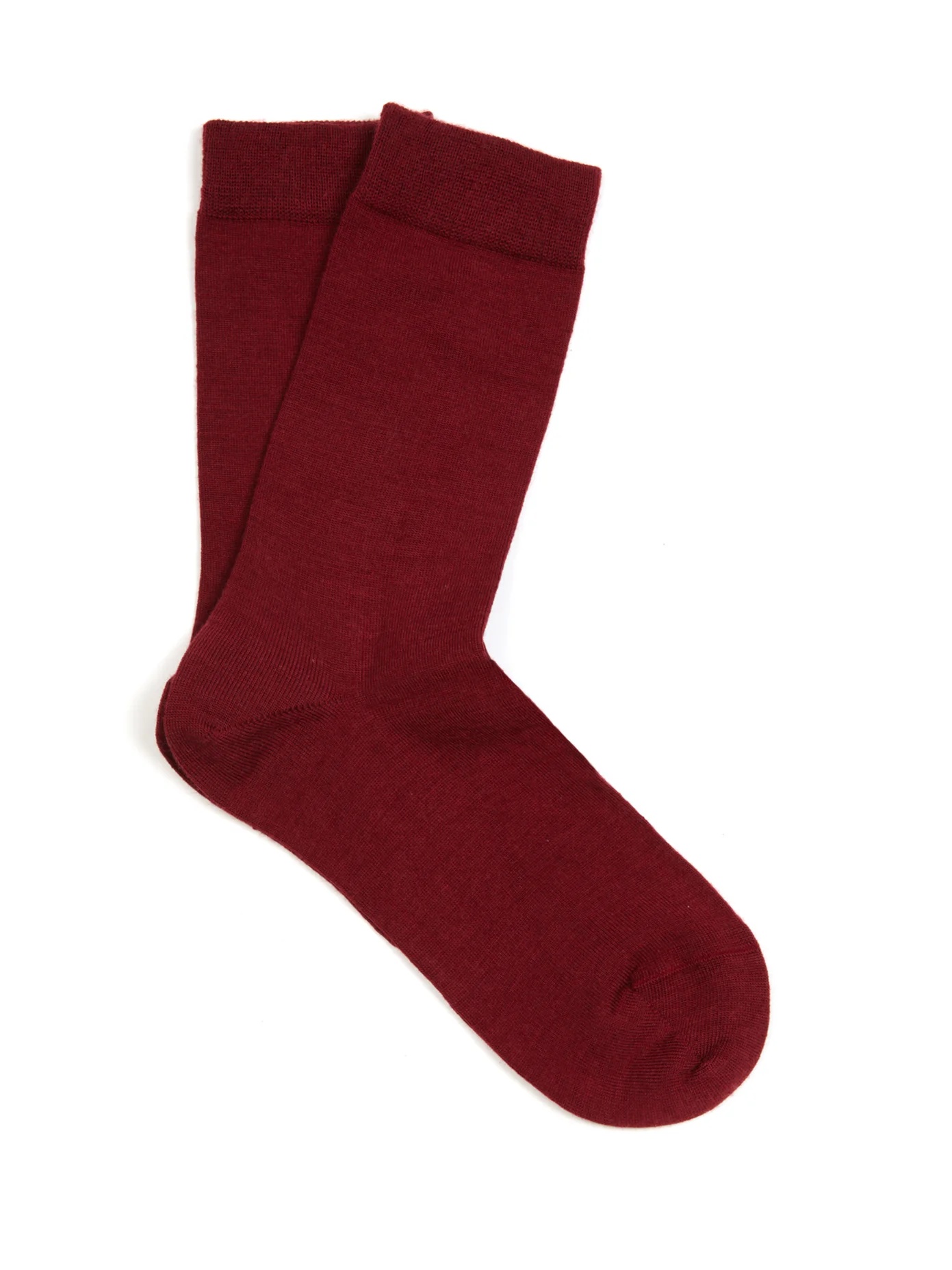 Soft wool and cotton-blend socks - 1