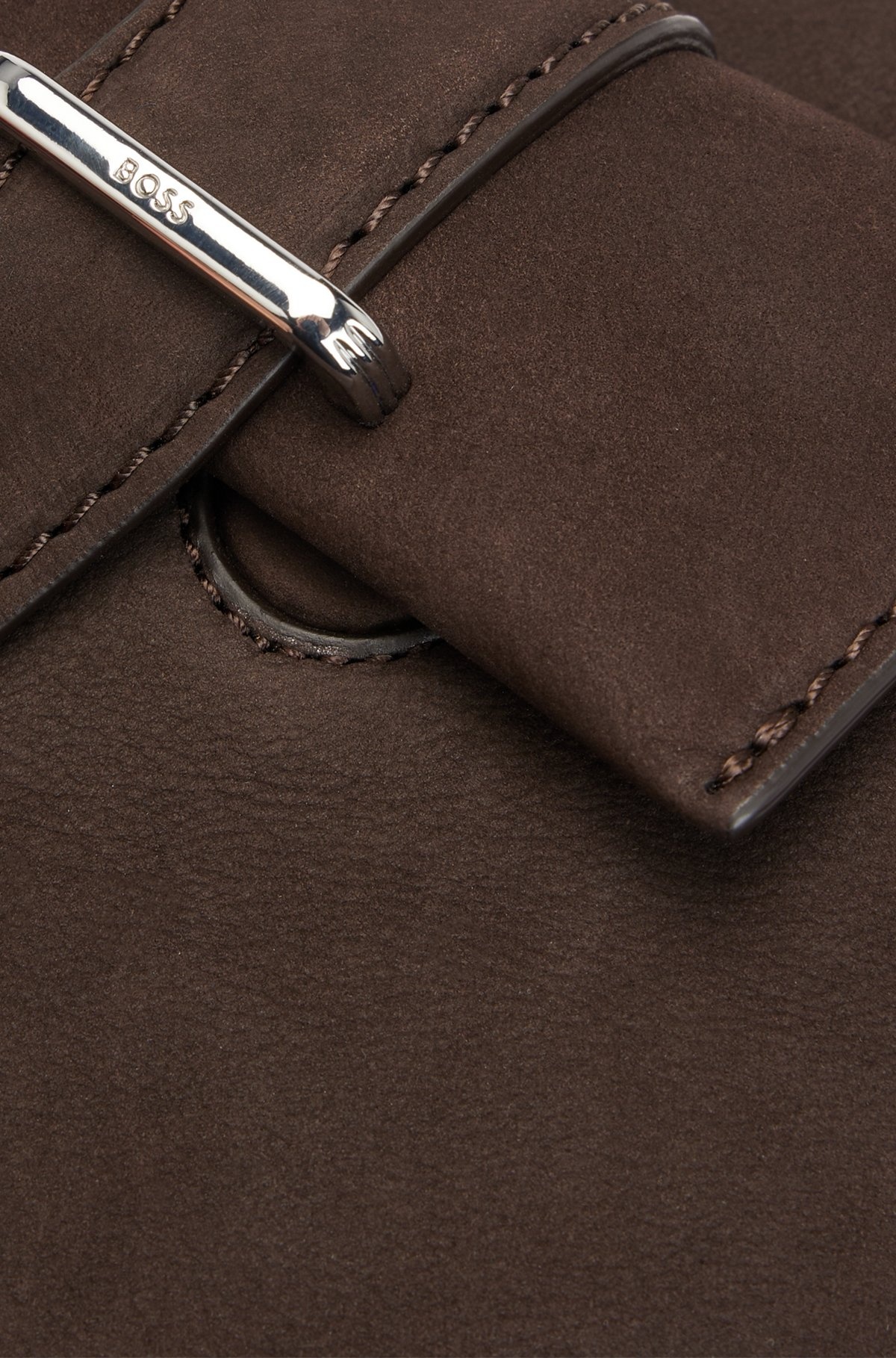 LEATHER REPORTER BAG WITH BRANDED TRIMS - 7