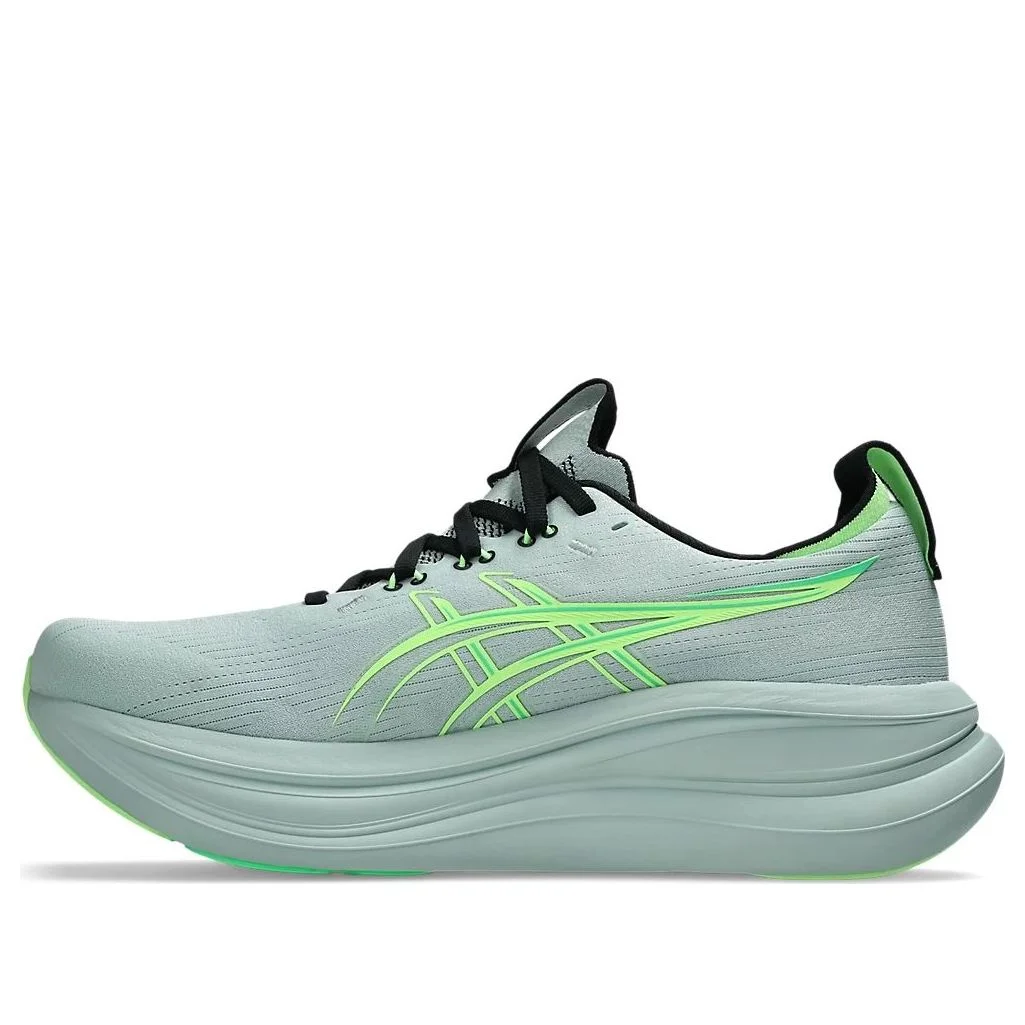 ASICS Gel-Nimbus 28 2E Wide 'Cold Moss Illuminate Green' 1011C144-400 - 1