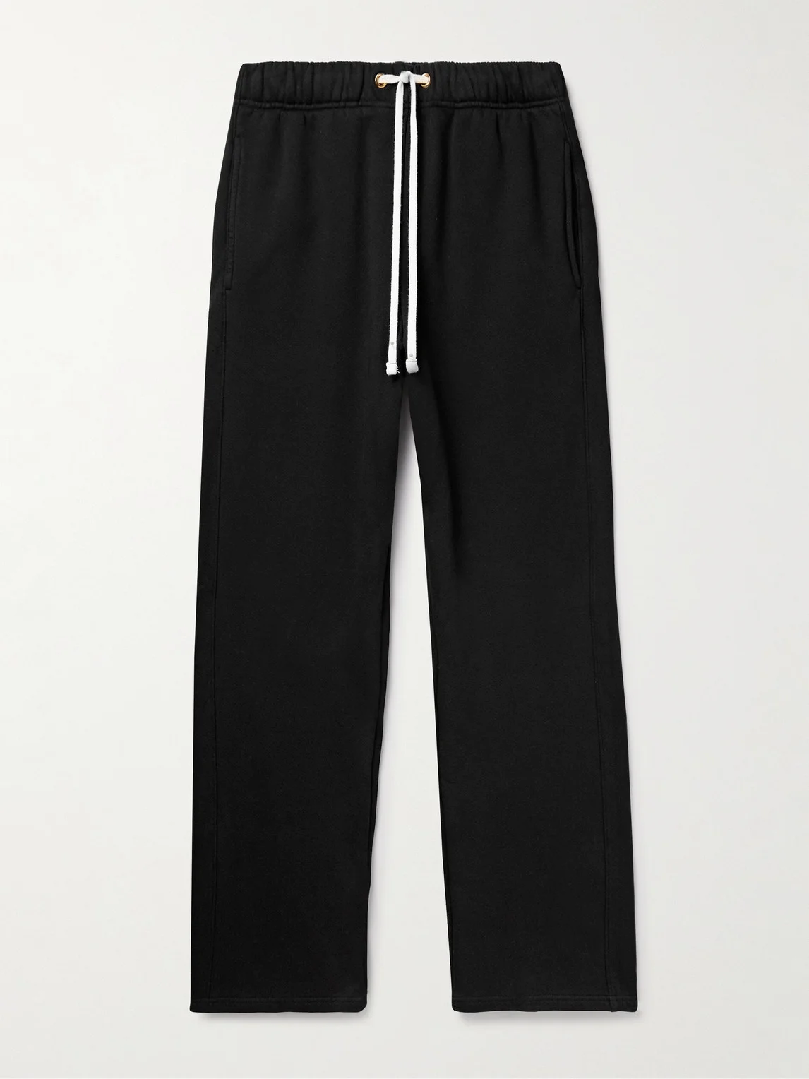 Heavyweight Structured-Fleece Cotton-Jersey Sweatpants - 1