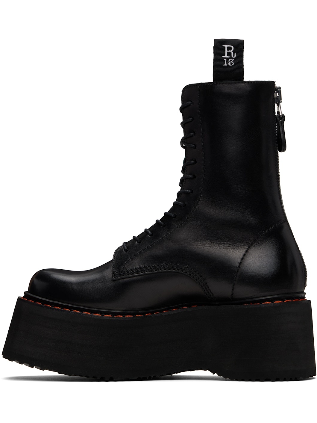 Black Double Stack Boots - 3