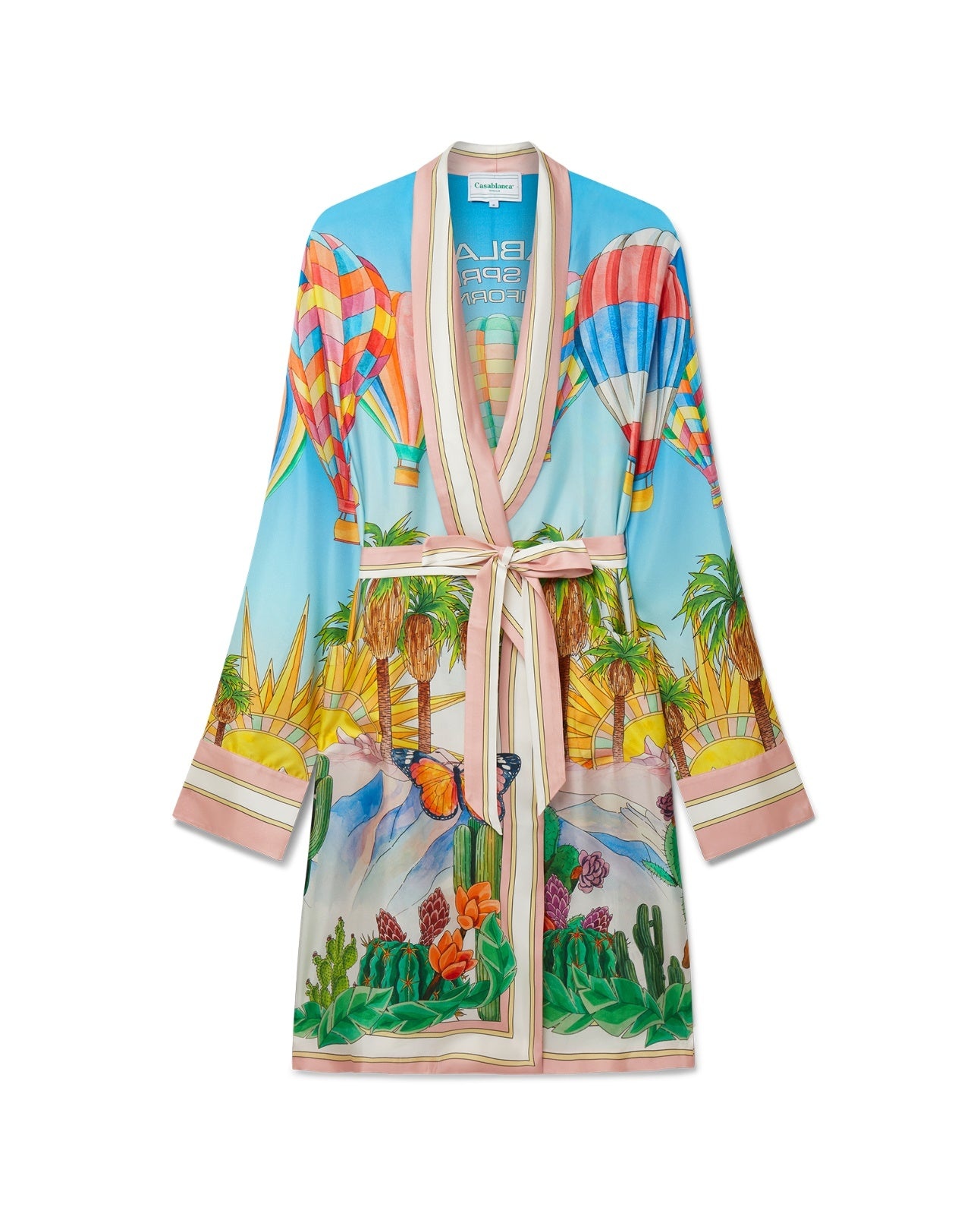 Psychedelic Silk Robe - 1
