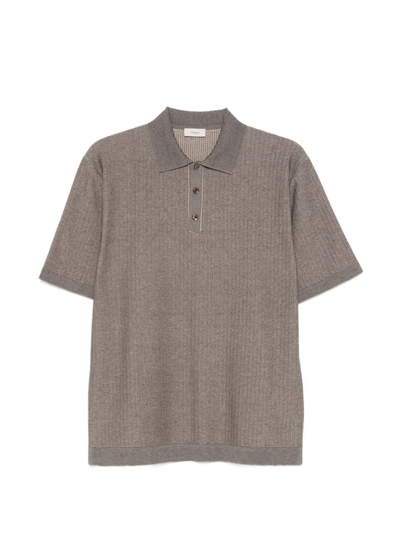 textured polo shirt 1