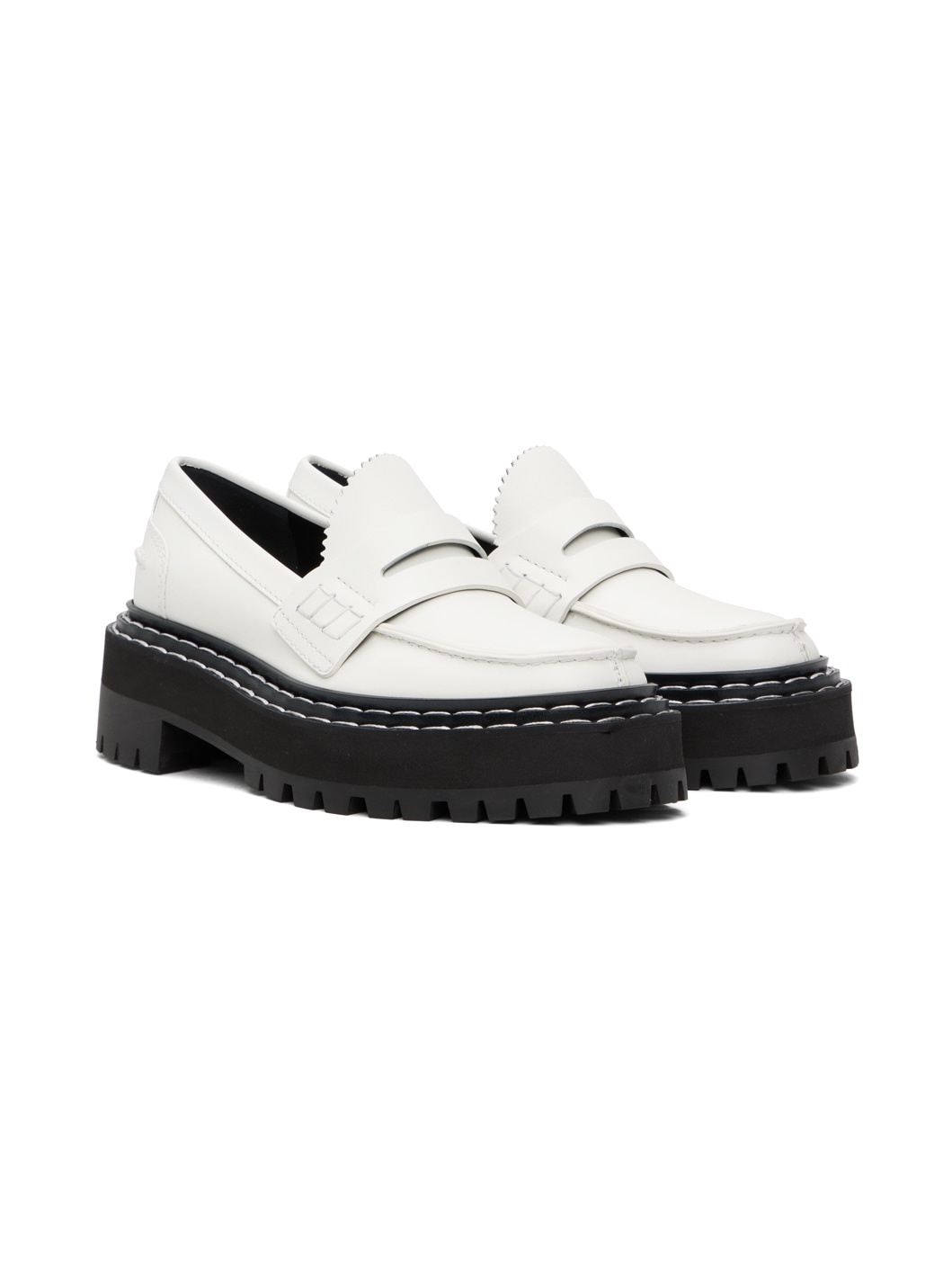 Off-White Lug Sole Platform Loafers - 4