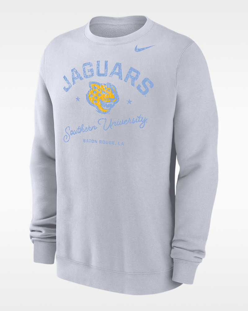 Nike Club Fleece College (Southern University and A&M) Men’s Crew-Neck Sweatshirt 1
