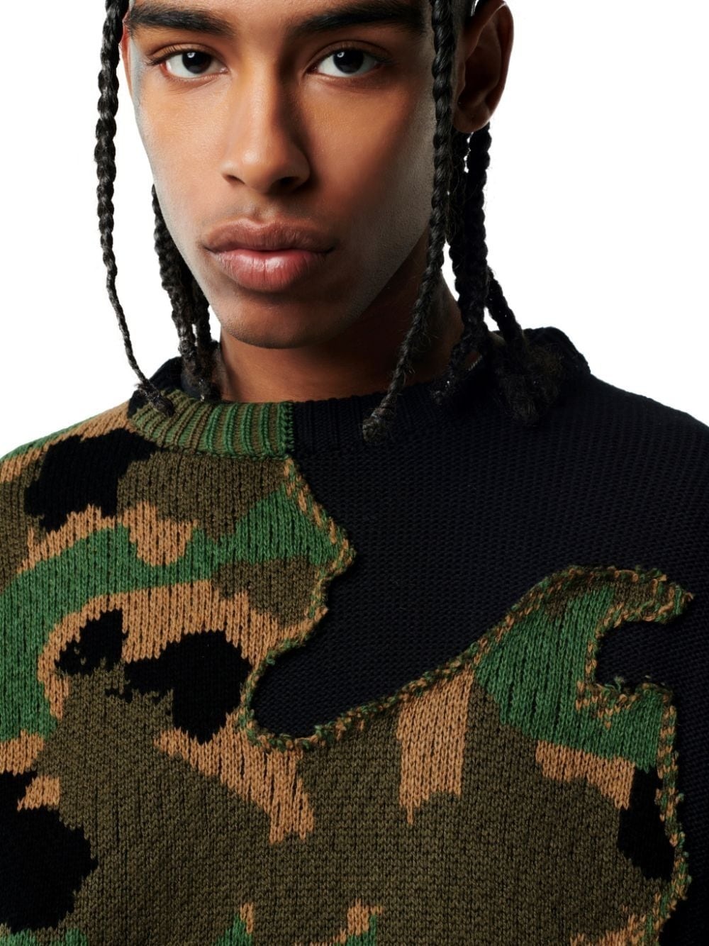 camouflage crewneck jumper - 5
