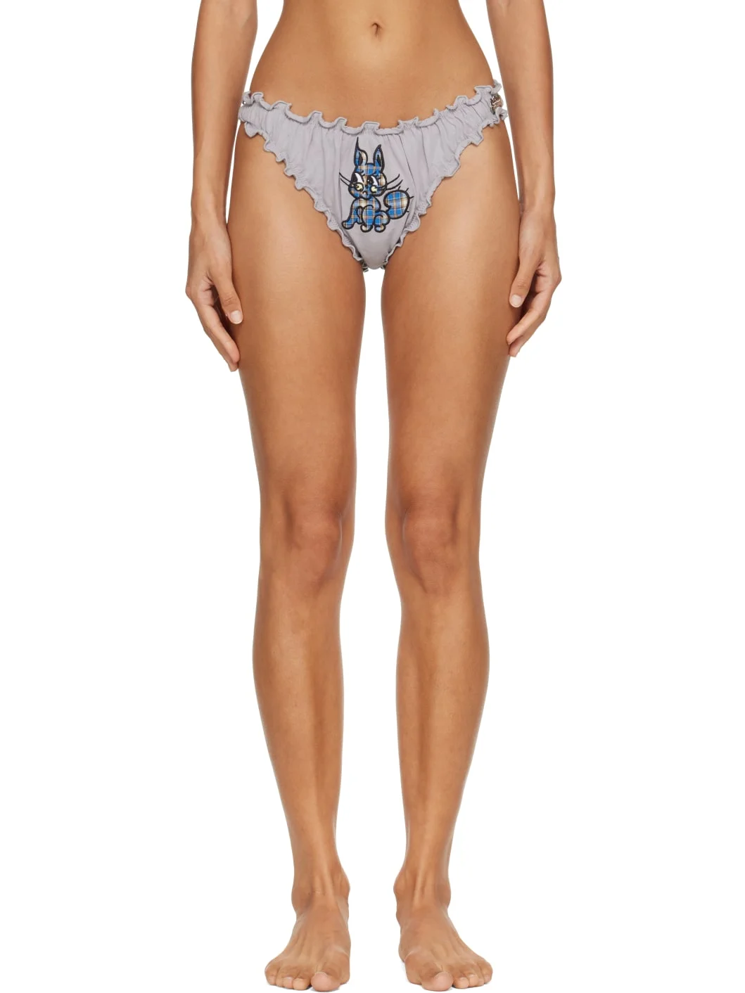 Gray 'FEELINGS' Heartbreak Briefs - 1