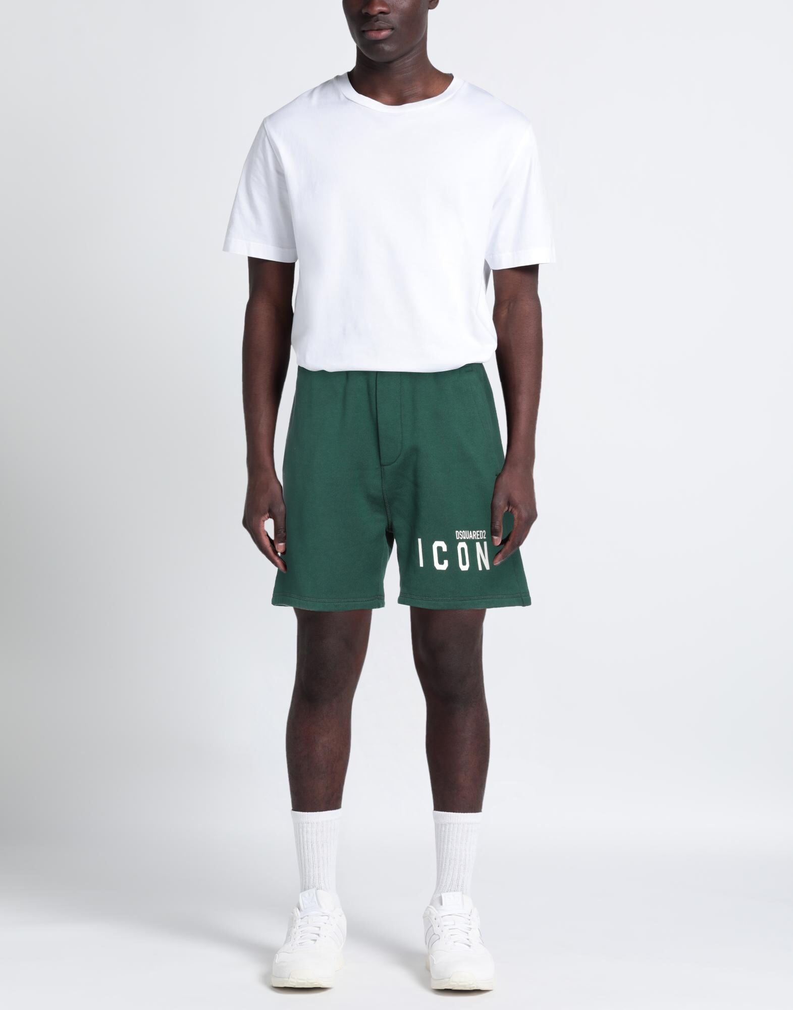 Green Men's Shorts & Bermuda - 2