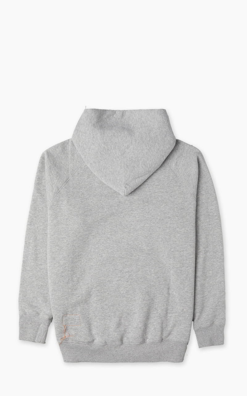HOODED SWEATSHIRT GREY MELANGE - 3