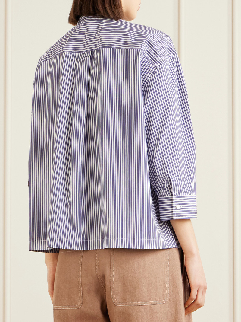 Striped Cotton-poplin Shirt 3