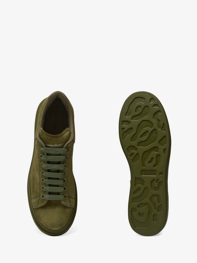 Men's Oversized Sneaker in Military Green - 4