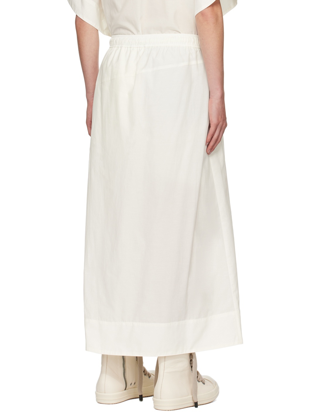 Off-White Folded Wide Trousers - 3