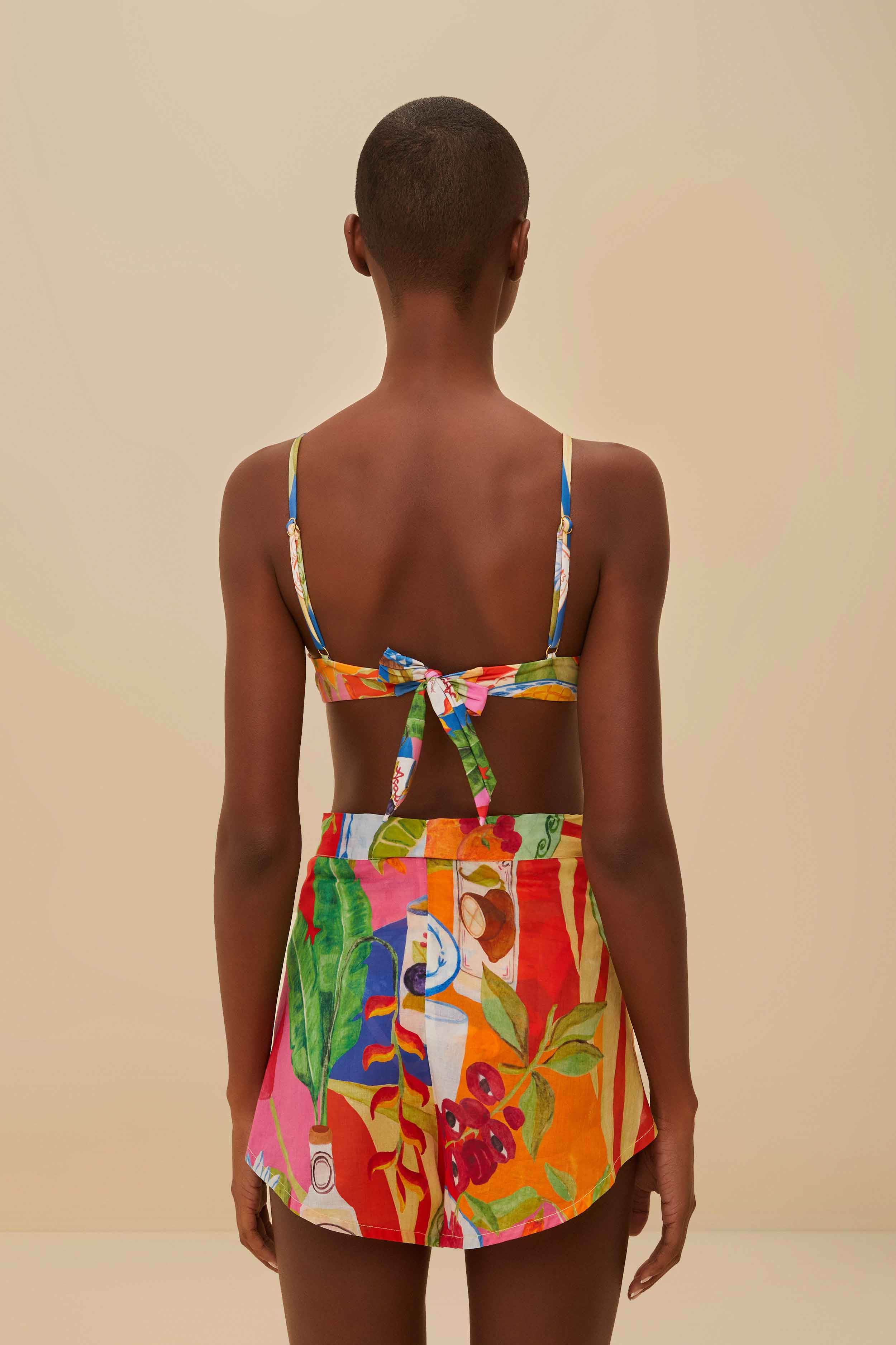 Multicolor Summer Picnic Shorts - 3