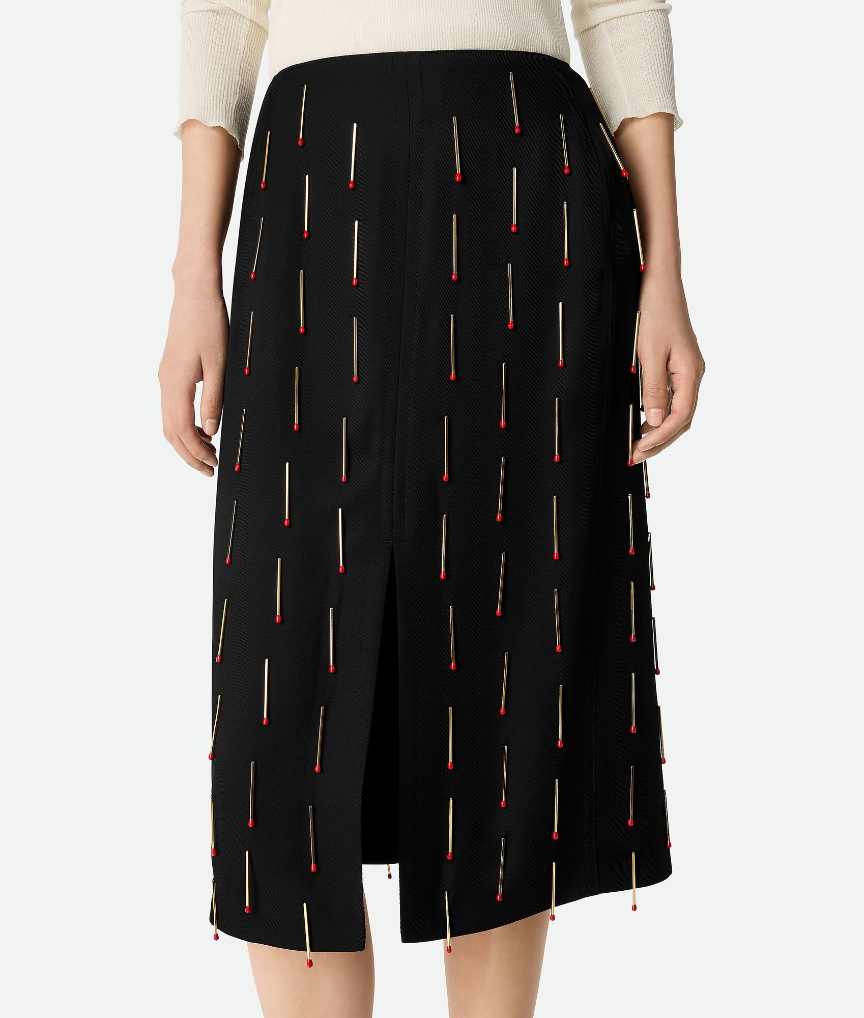 Viscose Skirt With Matches - 5