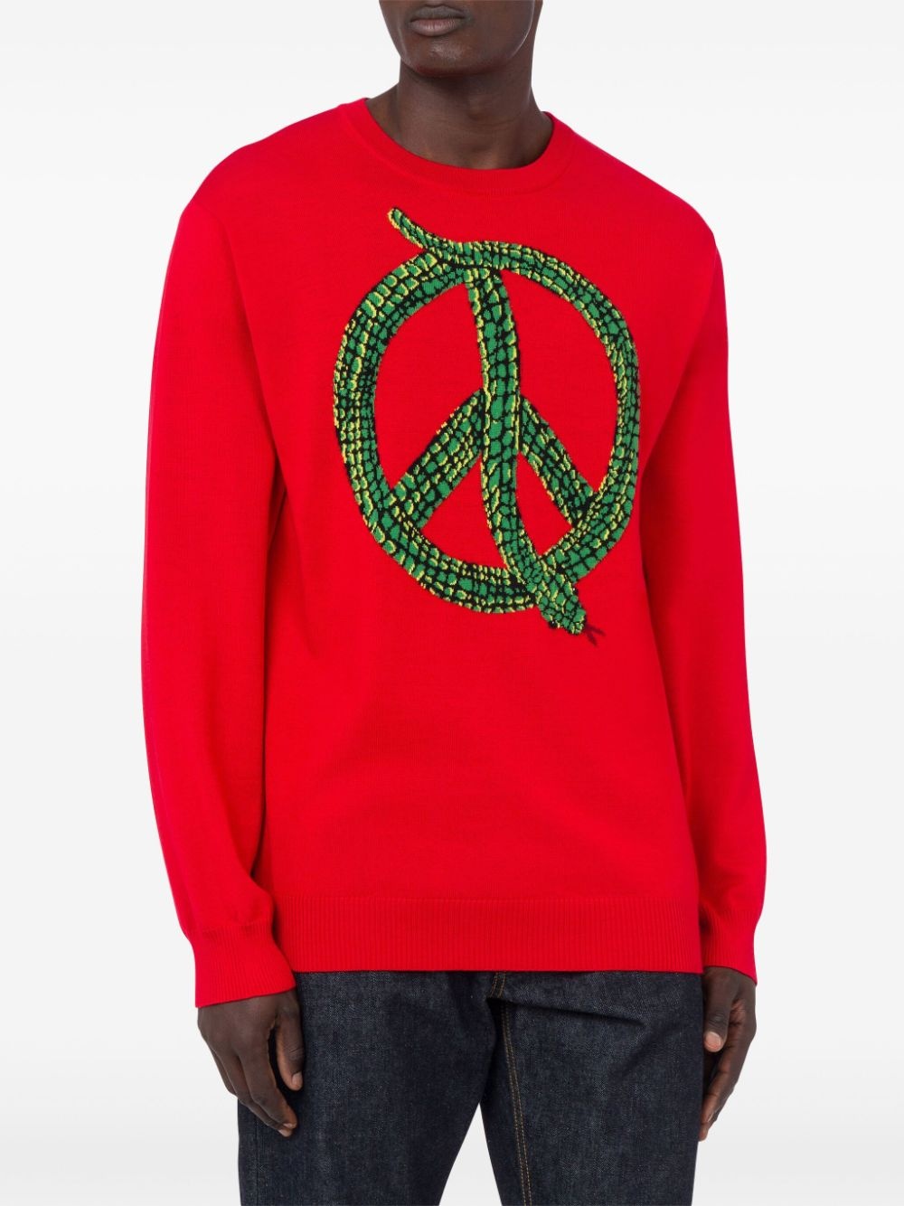 logo-embroidered jumper - 2