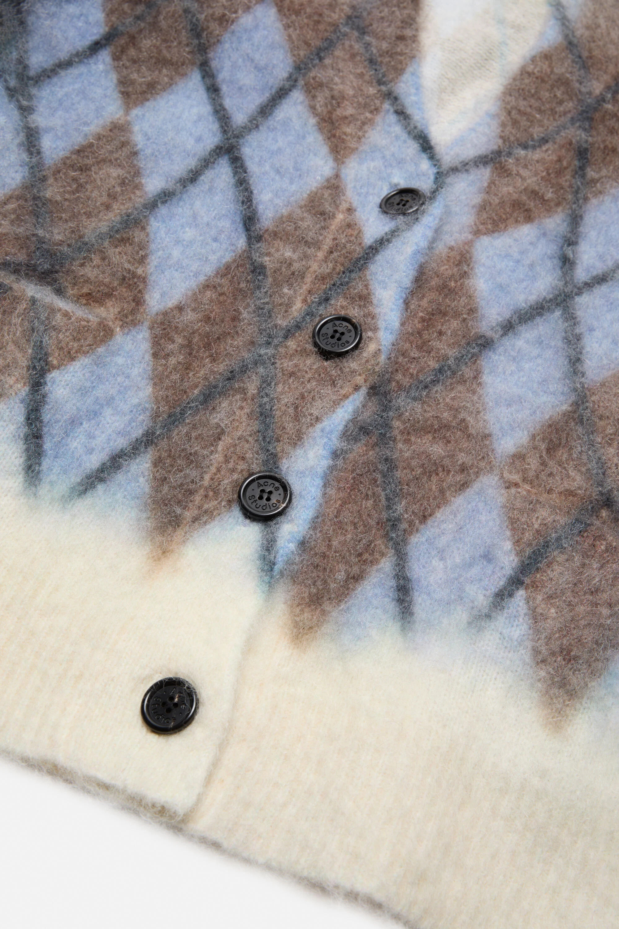 Mohair cardigan - Grey/brown - 5