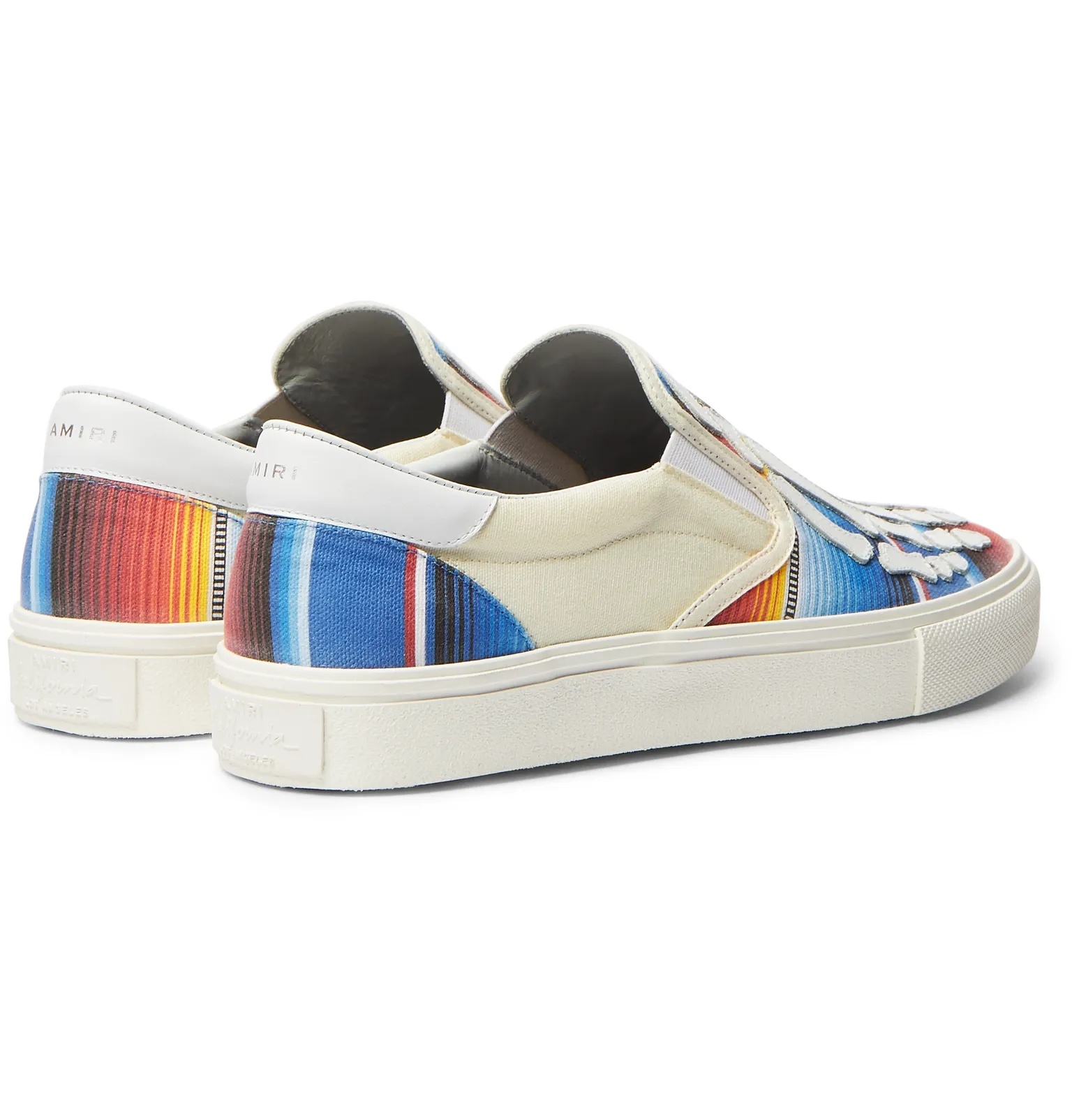 Baja Skel-Toe Canvas and Leather Slip-On Sneakers - 5