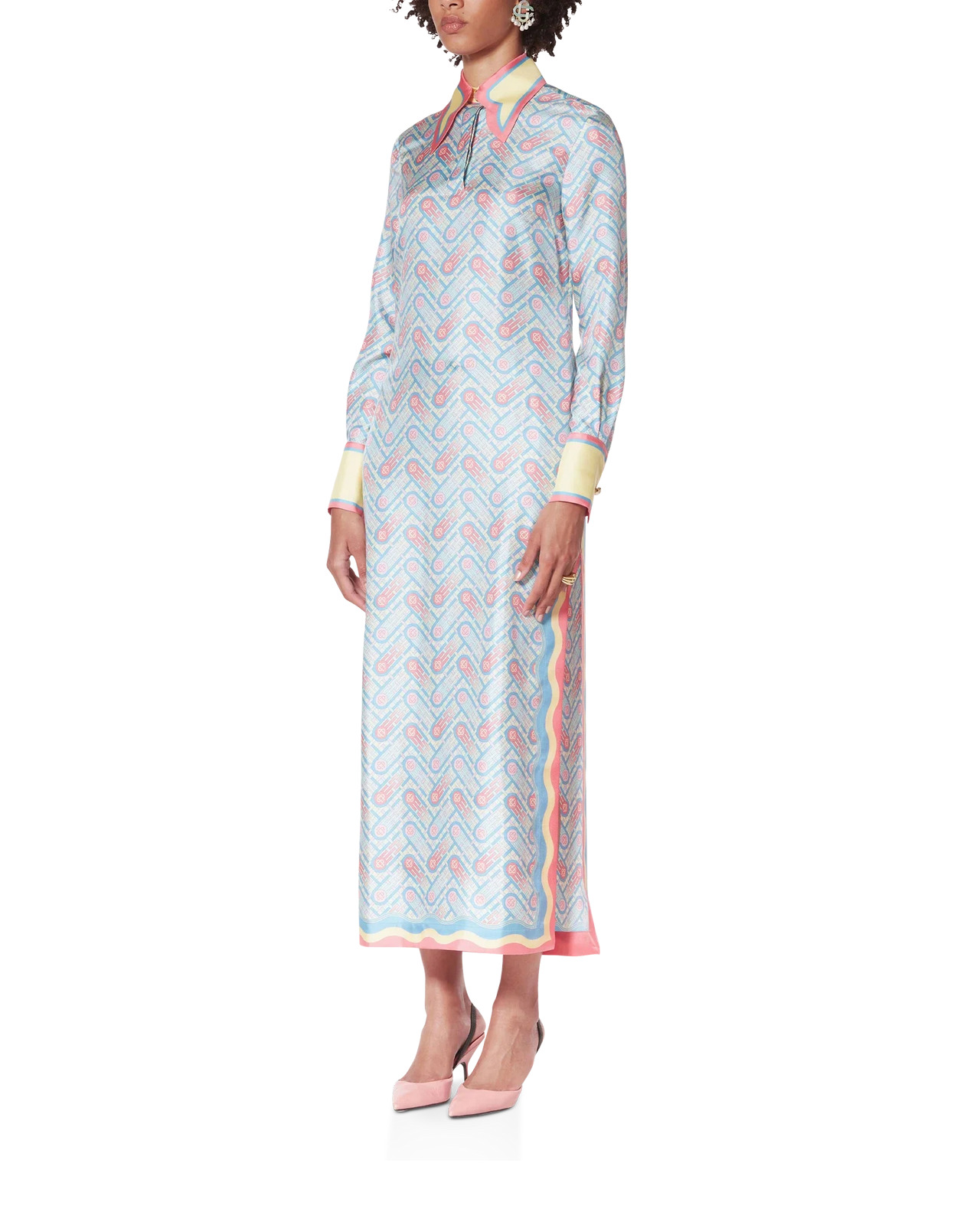 Candy Ping Pong Silk Dress - 3