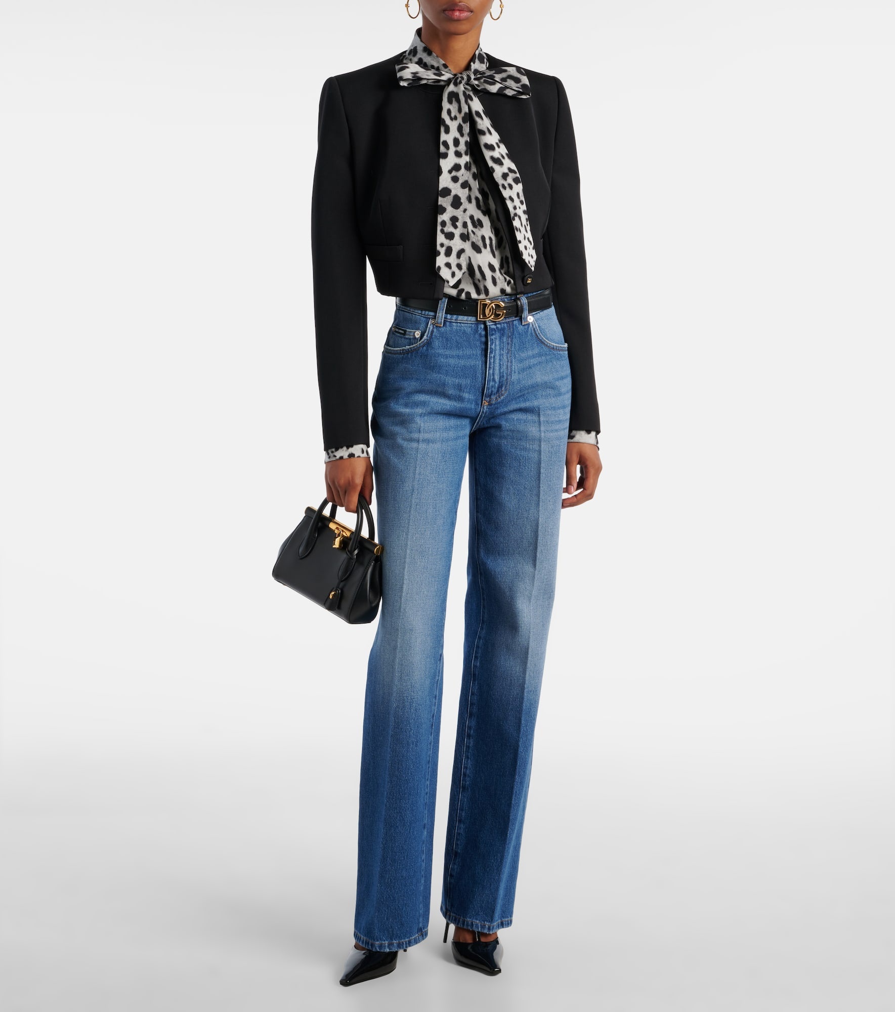 High-rise wide-leg jeans - 2