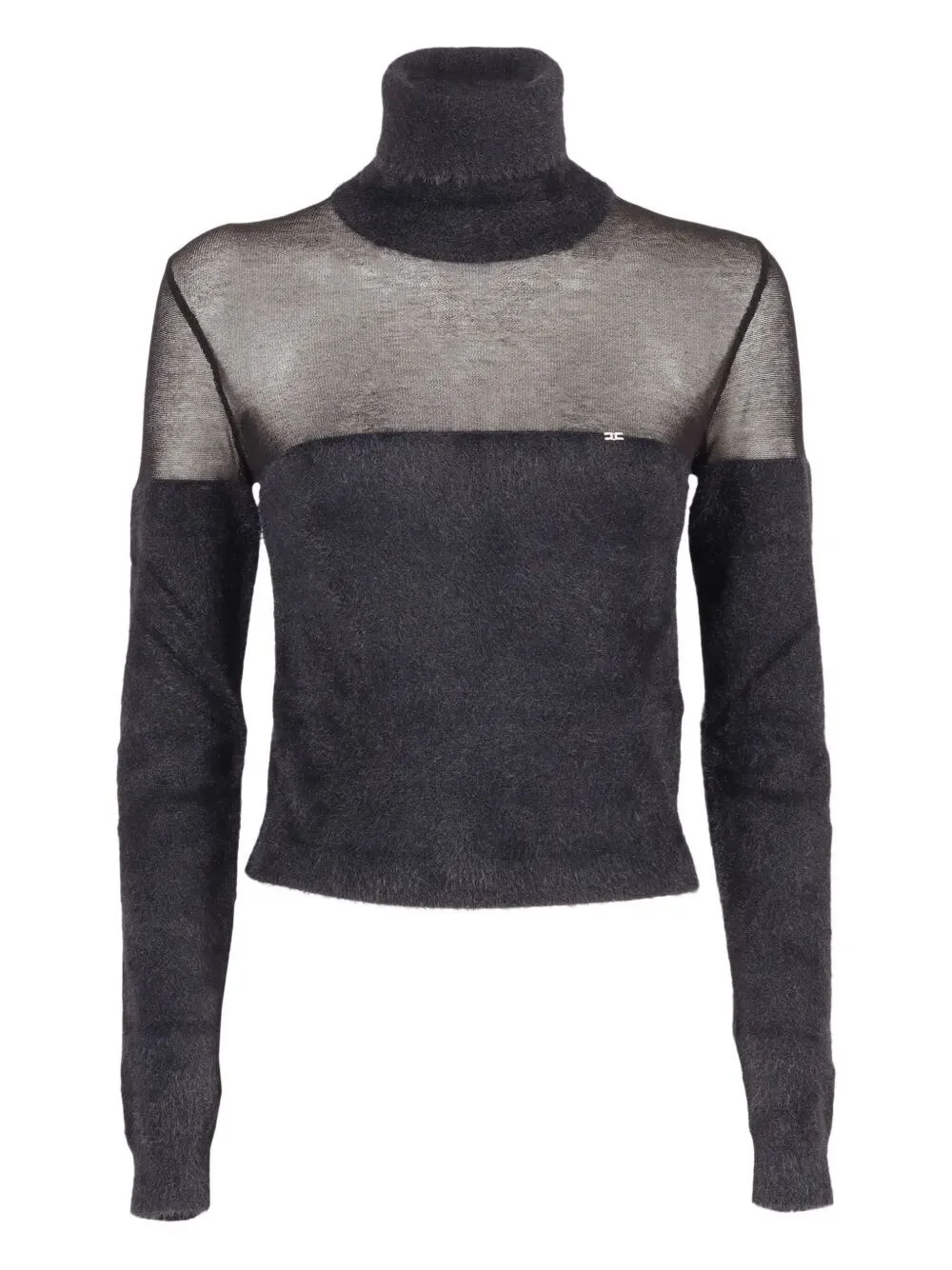 Introducing the 'TRICOT TURTLENECK CROPPED SWEATER', a stunning piece from the renowned brand ELISAB - 1