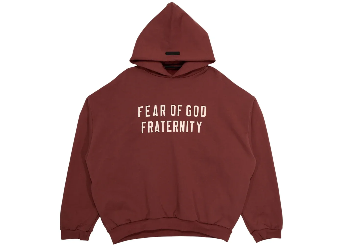 Fear of God Essentials Heavy Fleece Hoodie Crimson - 1