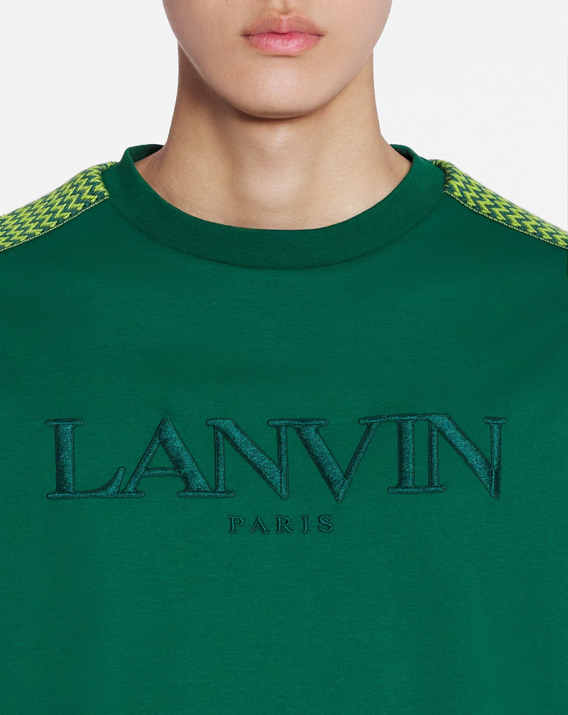 CURB SIDE LANVIN EMBROIDERED LOOSE-FITTING T-SHIRT 5