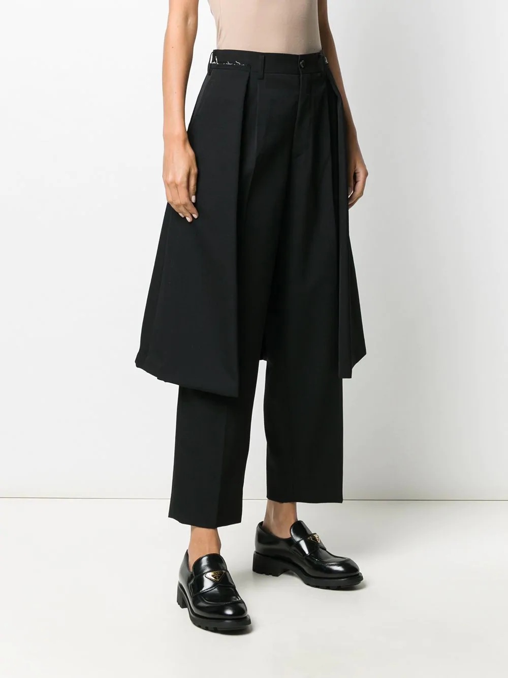 deconstructed skirt trousers - 3