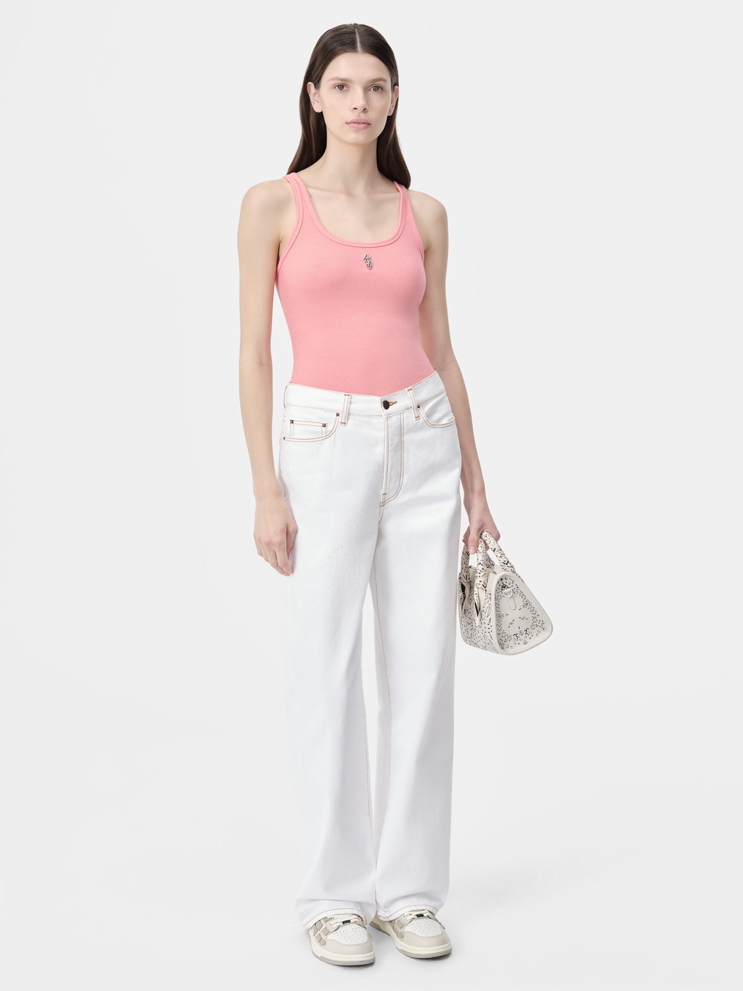 AMIRI STACKED RIBBED TANK - 2