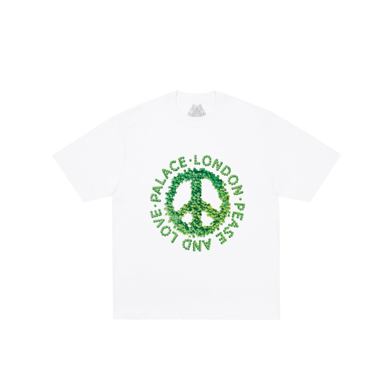 PEASE AND LOVE T-SHIRT WHITE 1
