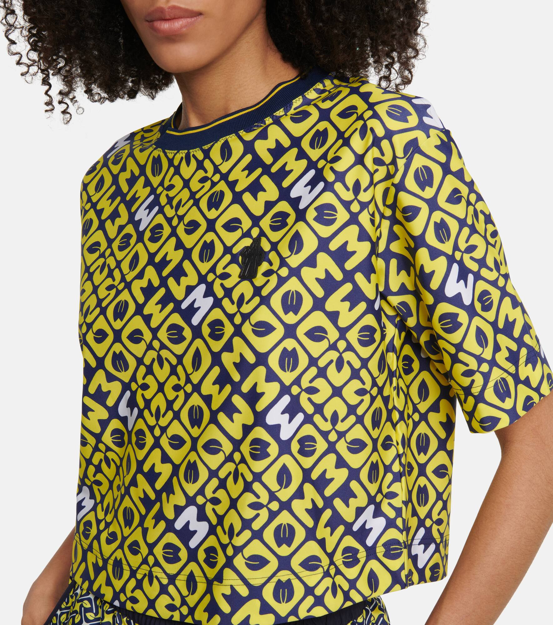 Printed cropped T-shirt - 4
