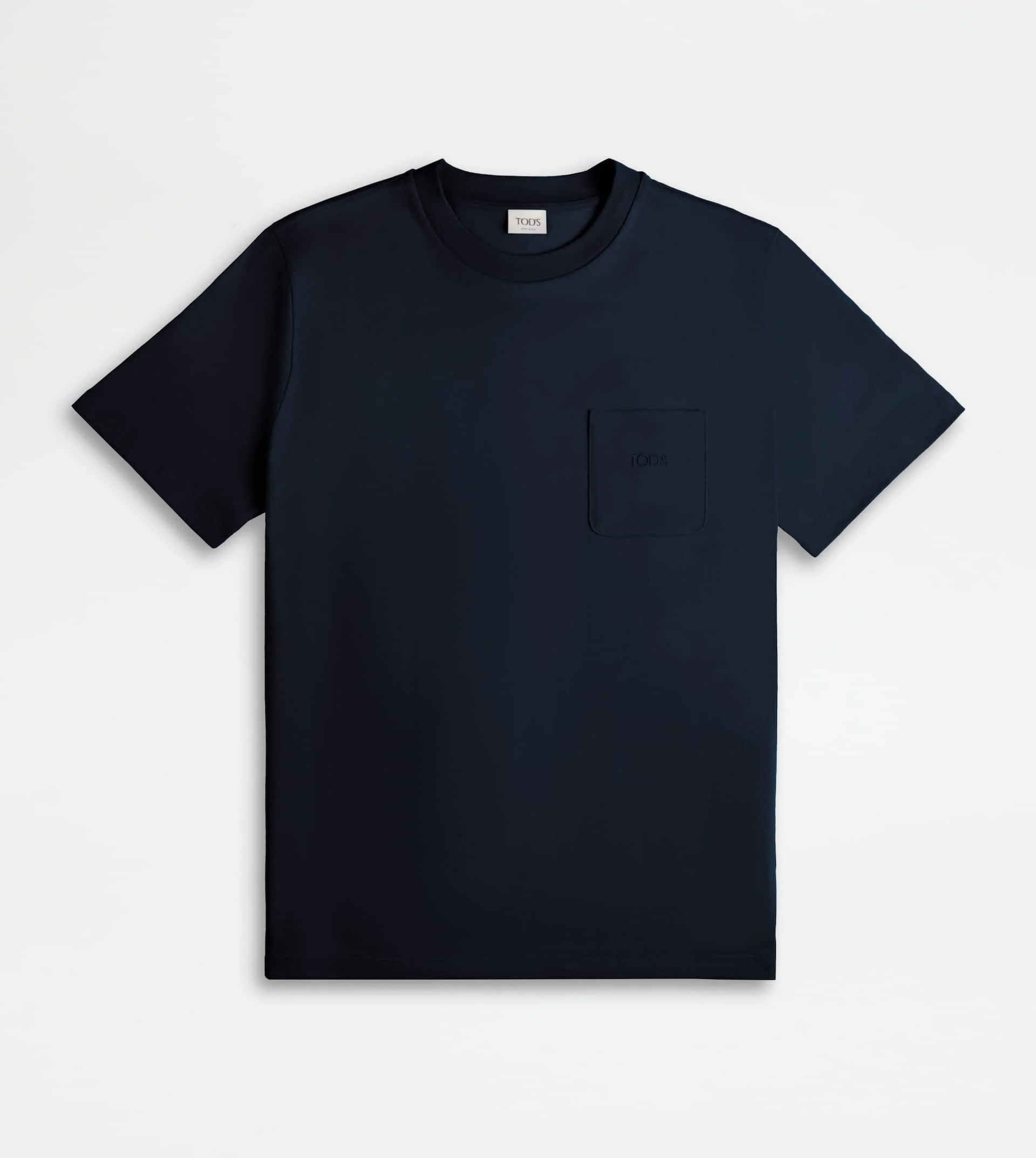 T-SHIRT IN JERSEY - BLUE - 1