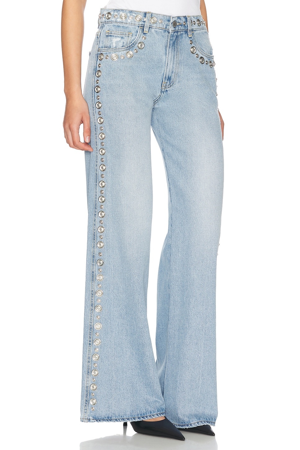 Studded Wide Leg - 2