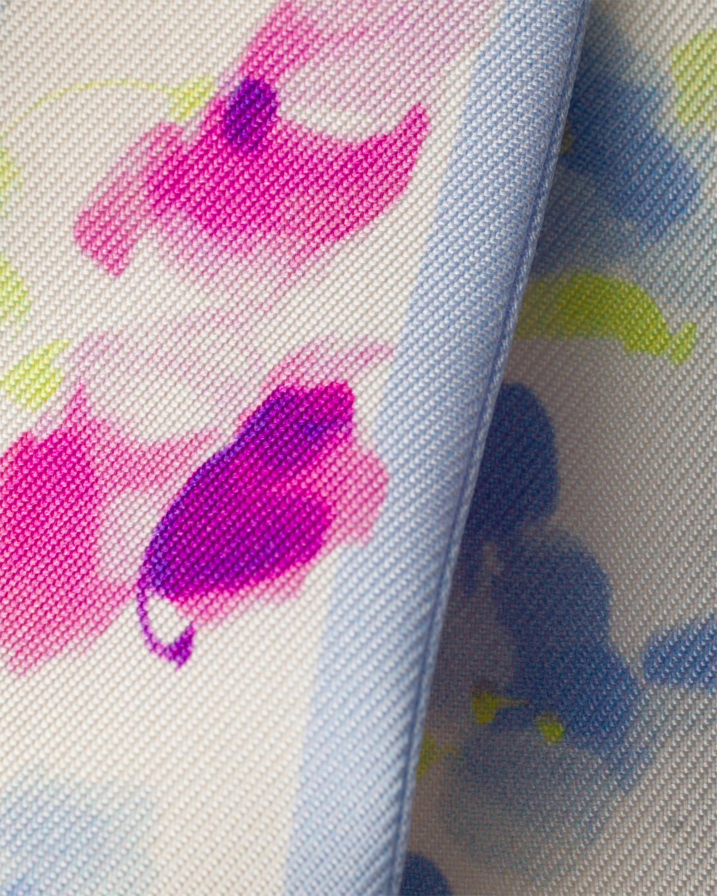 Printed silk twill skinny scarf - 2
