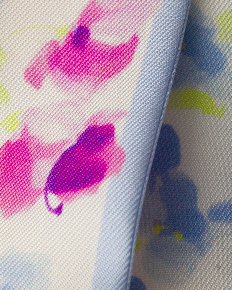 Prada Printed silk twill skinny scarf outlook