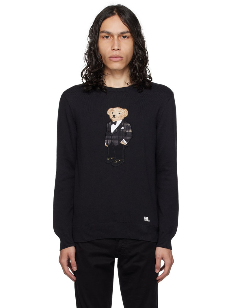 Black Polo Bear Sweater 1