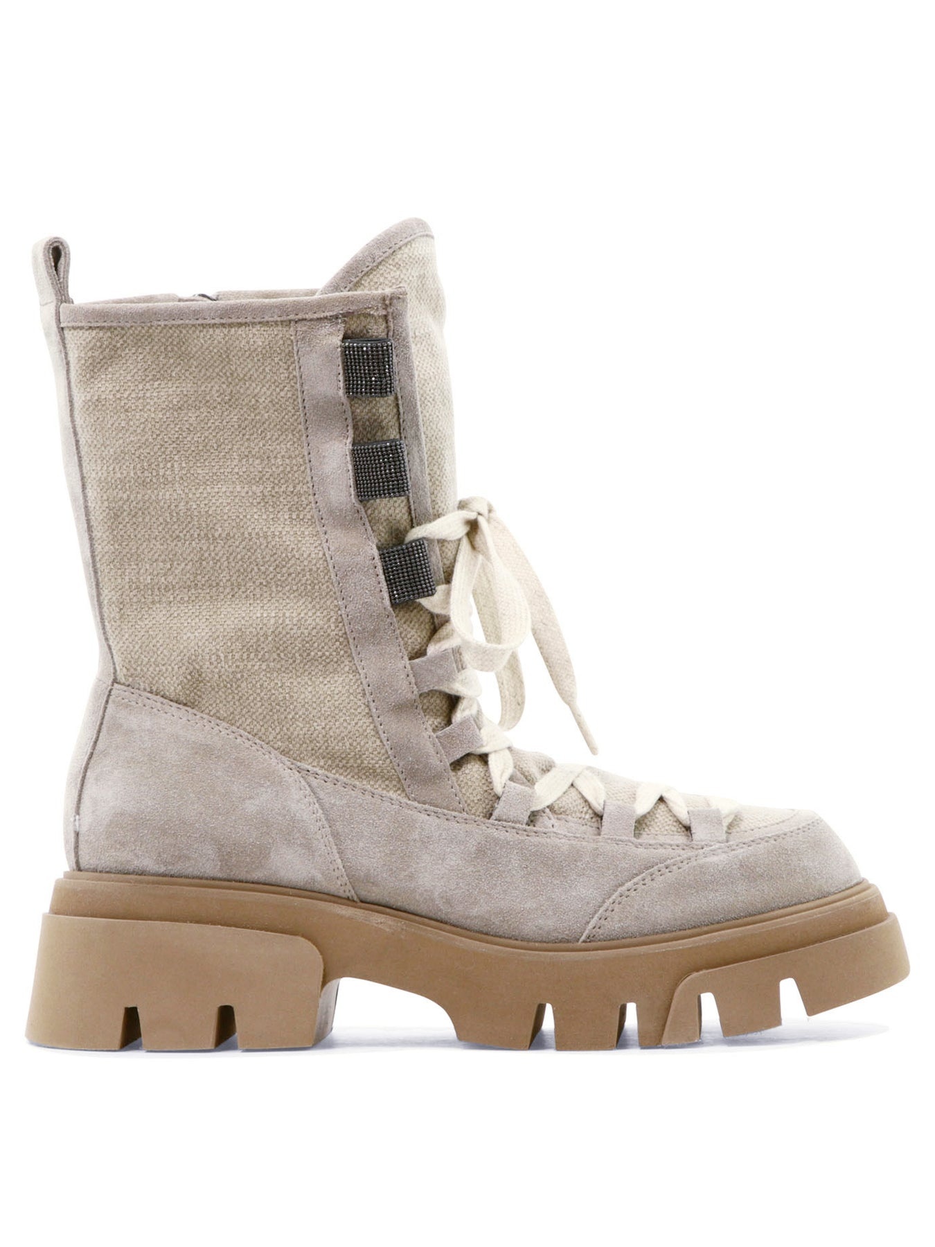 Precious Eyelets Ankle Boots Grey - 1