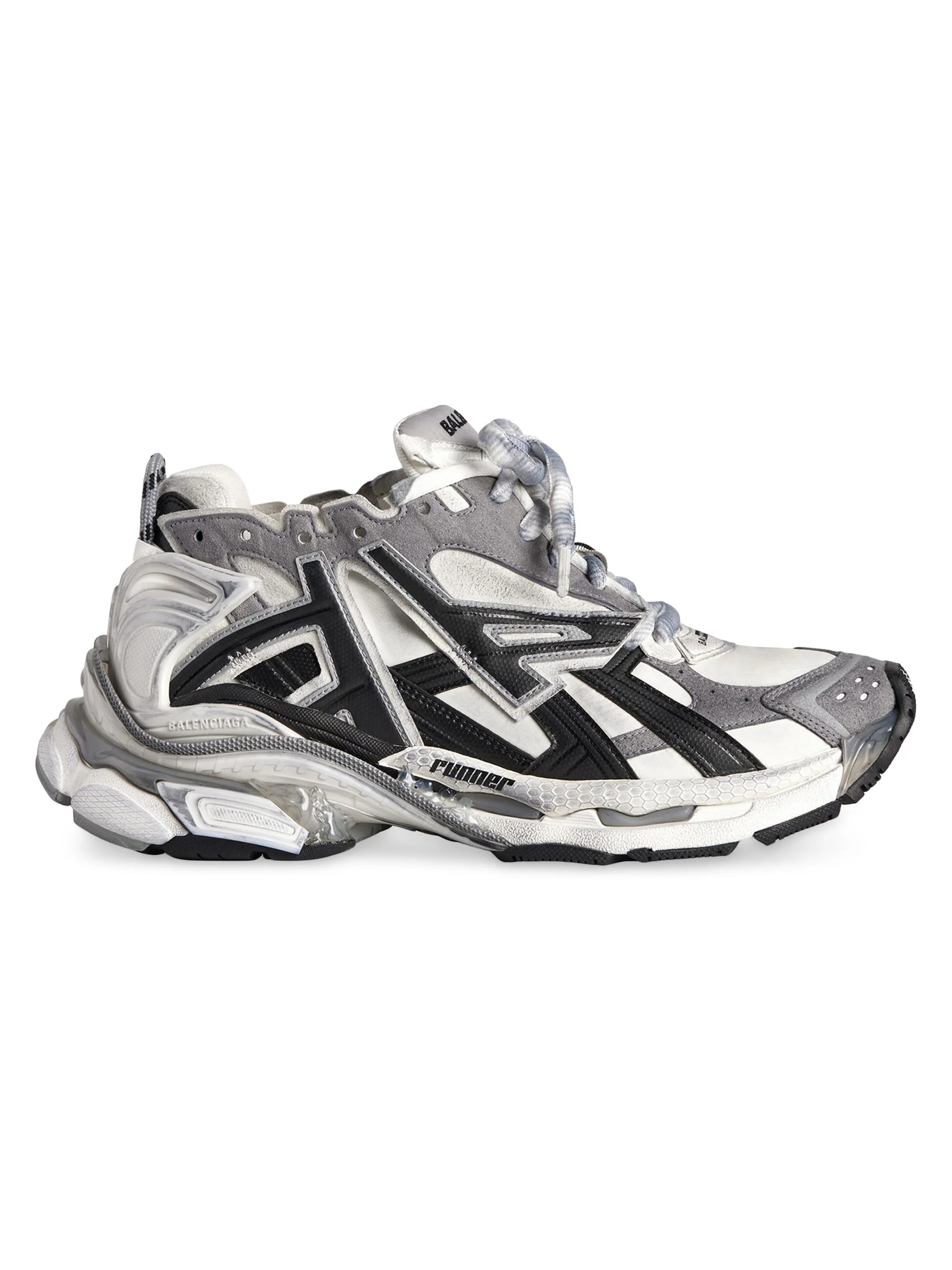 Men's Runner Sneakers - Grey - 1