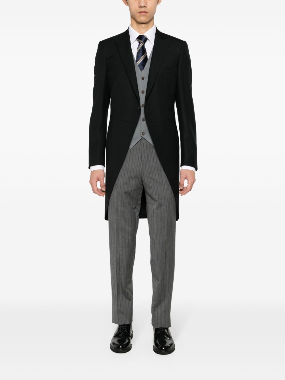 single-breasted wool suit - 2