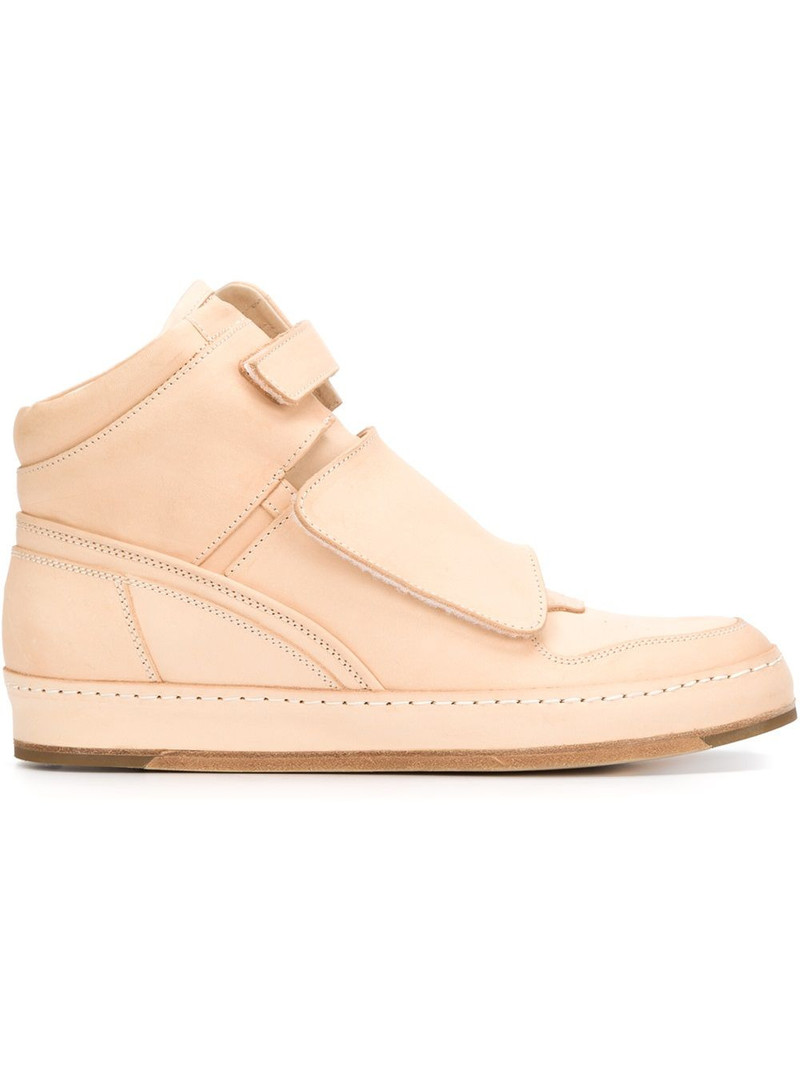 hook & loop strap hi-top sneakers 1