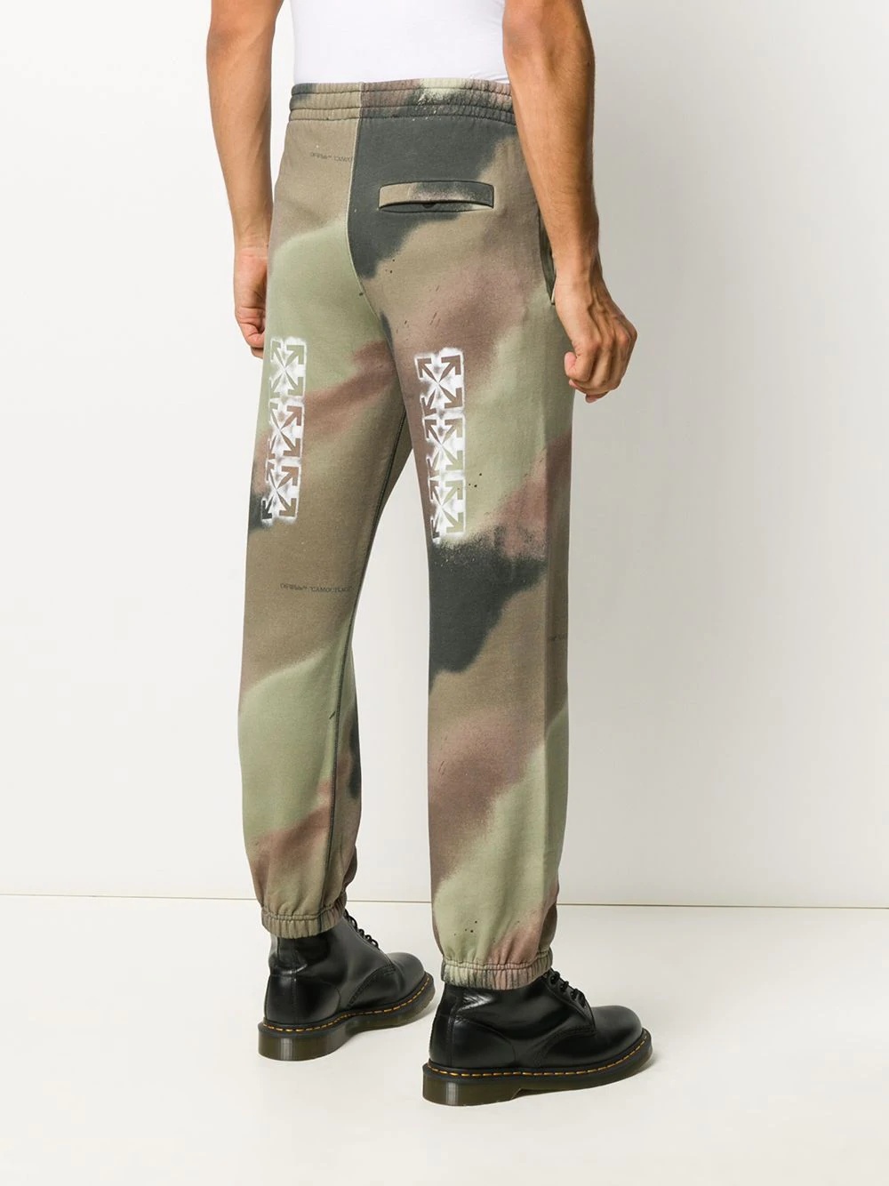 camouflage print track pants - 4