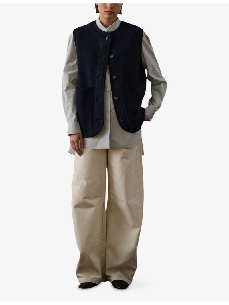 soeur Chicago Round-Neck Sleeveless  Wool Jacket outlook