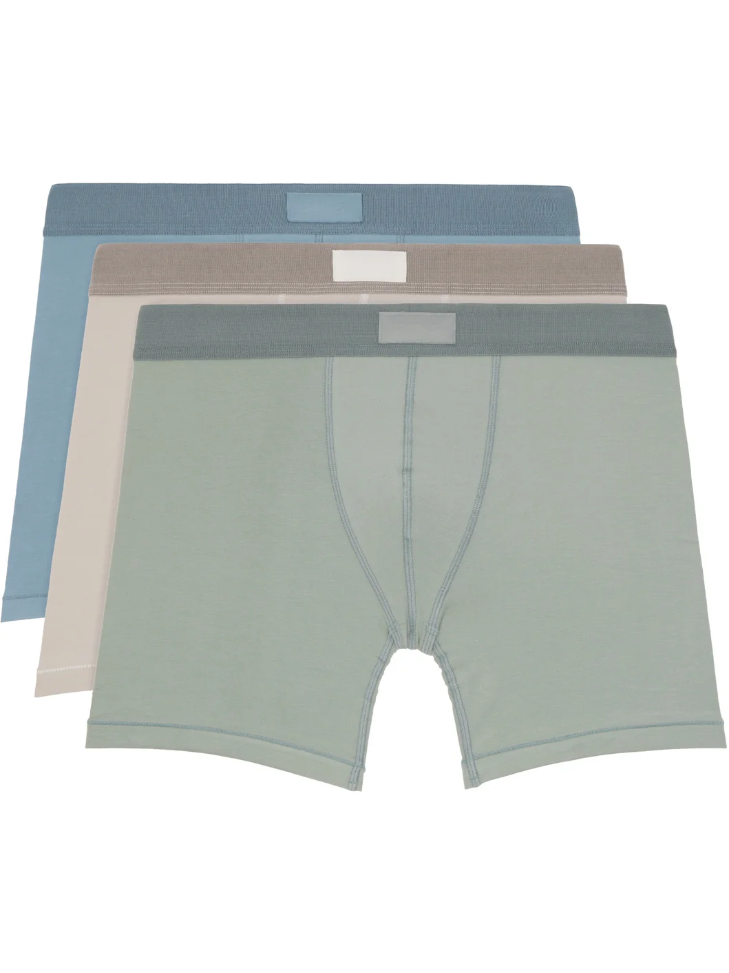 Three-Pack Multicolor SKIMS Cotton 5" Boxer Briefs - 1