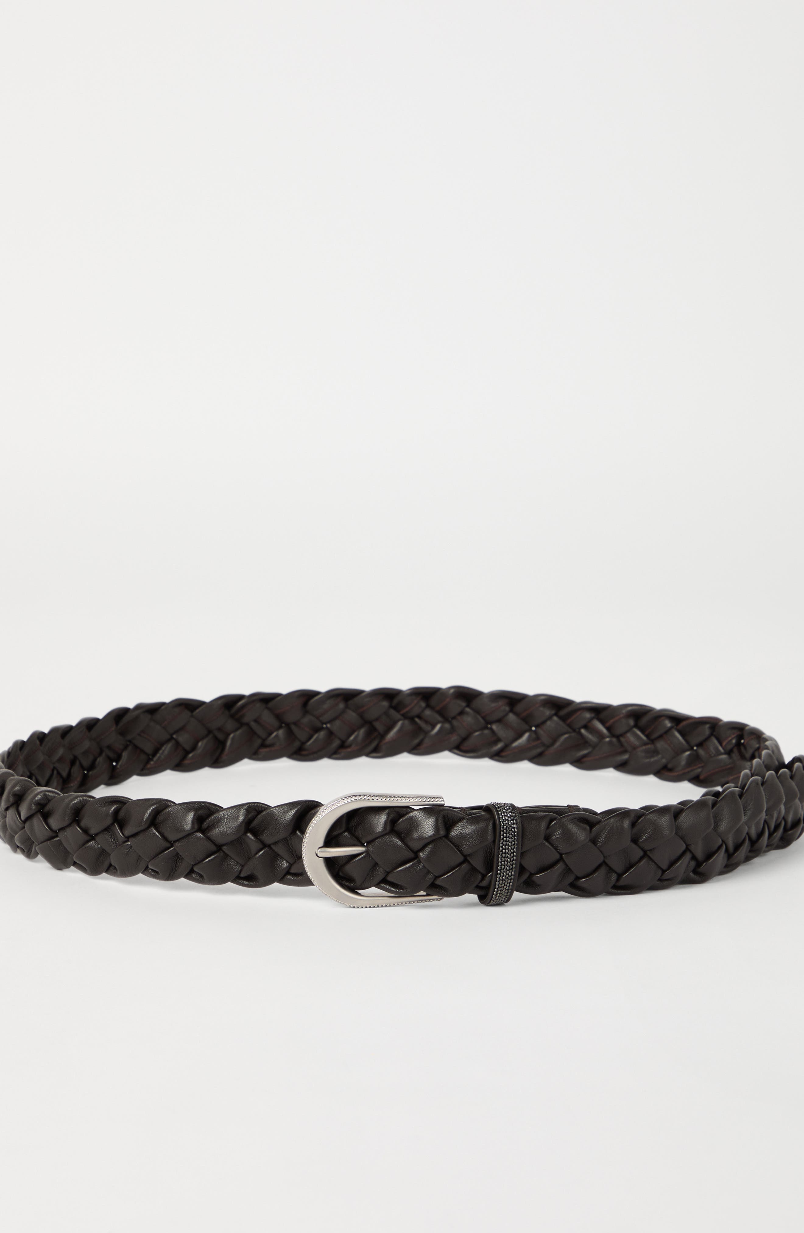 Brunello Cucinelli Nappa leather belt in Rust Brown at Nordstrom - 2