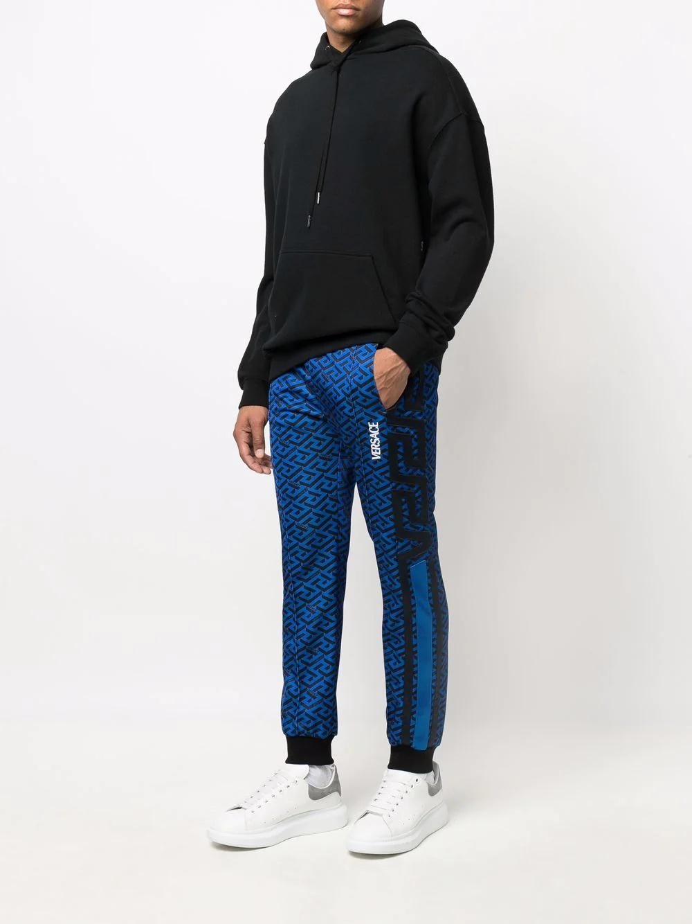 monogram-print track trousers - 2