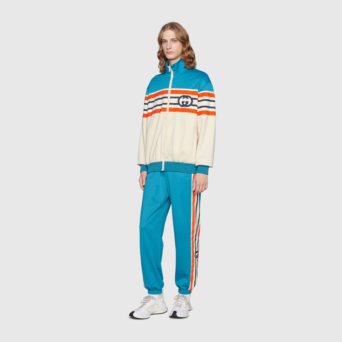 Interlocking G stripe jacket - 2